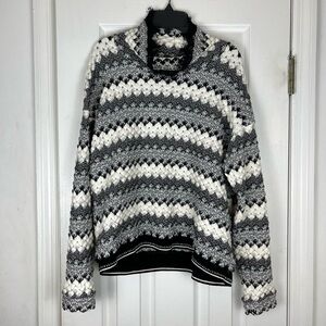 Beate Heymann Street Couture Textured Mock Turtleneck Sweater